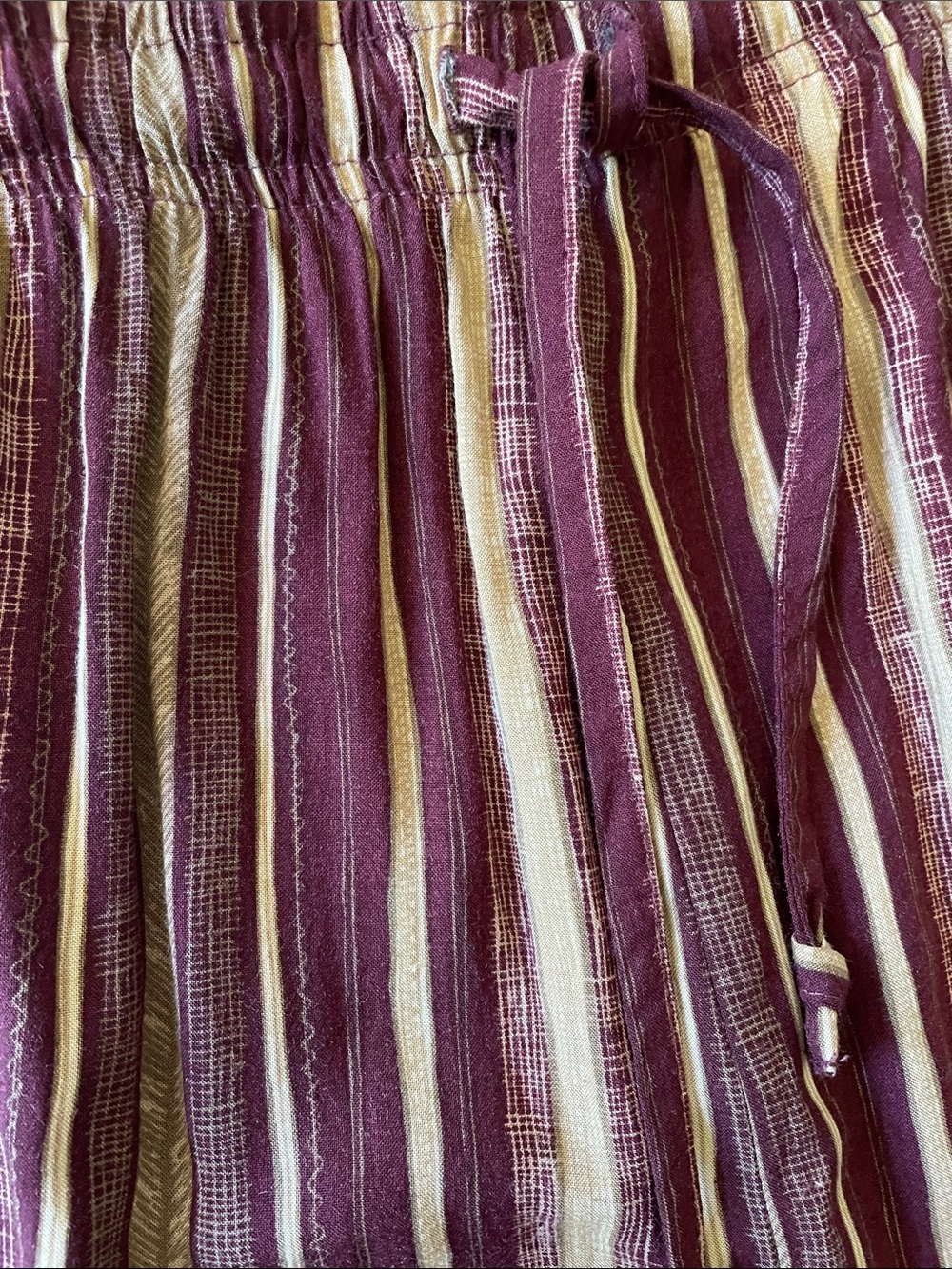 Women’s Sag Harbor Vintage Striped Wide Leg Pants - Picture 3 of 3